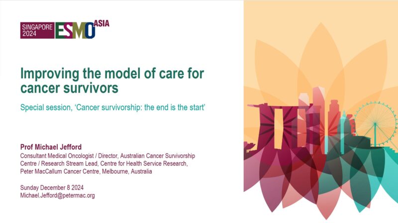 Michael Jefford: Improving the model of care for Cancer Survivors