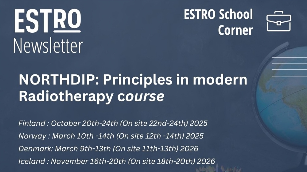 Enhance Your Radiotherapy Skills with NORTHDIP – ESTRO