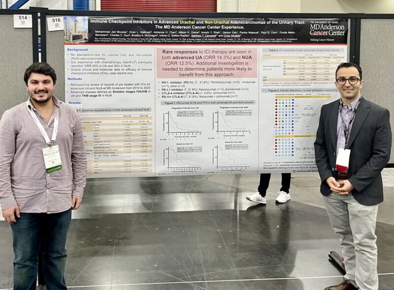 Mohammad Jad Moussa: Original Series on ICIs in aUA and aNUA of the Urinary Tract at SITC2024