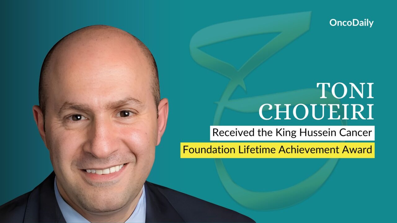 Toni Choueiri received the Lifetime Achievement Award at The King Hussein Cancer Foundation Annual Celebration