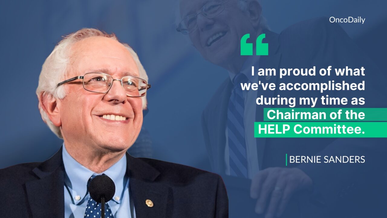 Bernie Sanders: I am proud of what we’ve accomplished during my time as Chairman of the HELP Committee