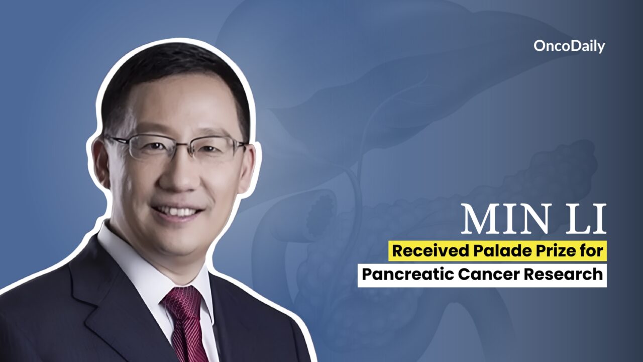 Min Li Received Prestigious Palade Prize for Pancreatic Cancer Research