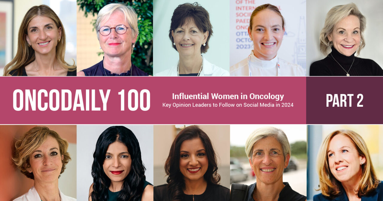 100 Influential Women in Oncology: Key Opinion Leaders to Follow on Social Media in 2024: Part 2