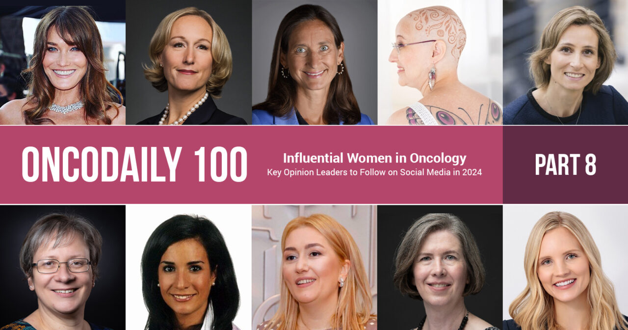 100 Influential Women in Oncology: Key Opinion Leaders to Follow on Social Media in 2024: Part 8