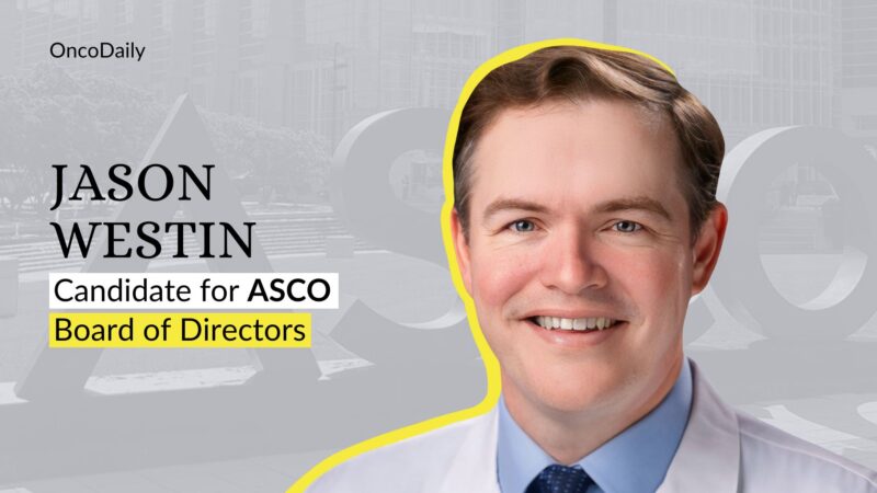 Jason Westin is running for the Board of Directors of ASCO