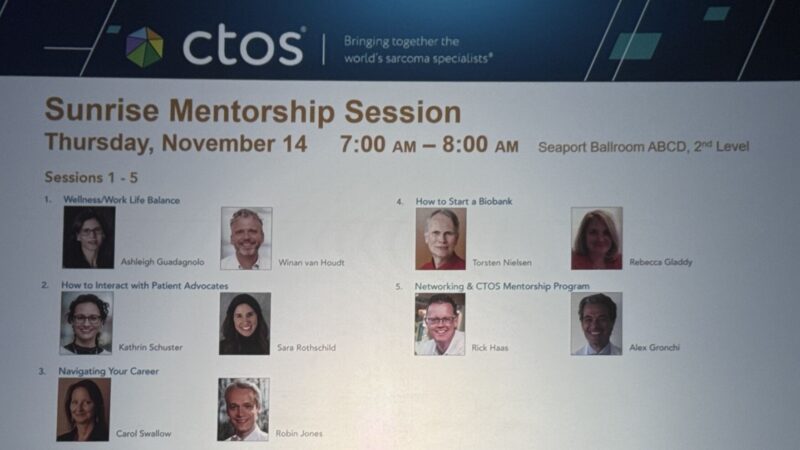 Winan van Houdt: Wrapping up the annual CTOS meeting in San Diego