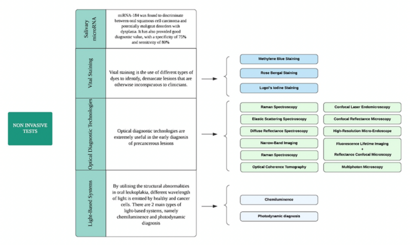 Paper Alert! Past, Present, and Future Diagnostic Methods for the Early Noninvasive Detection of Oral Premalignant Lesions: A State of the Art and Systematic Review