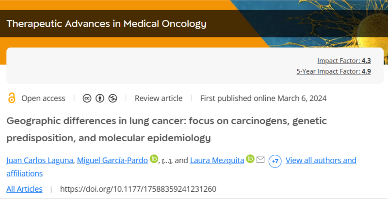 Paper Alert! Geographic Variations and Risk Factors in Lung Cancer Incidence