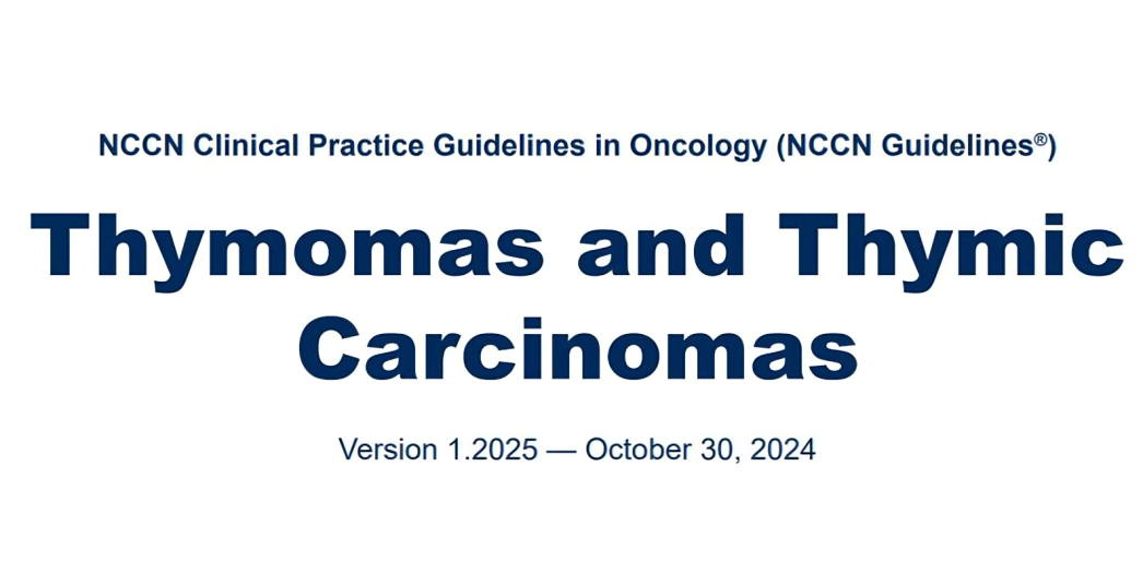 Gregory Riely: Updated NCCN guidelines for treatment of patients with thymoma and thymic carcinoma