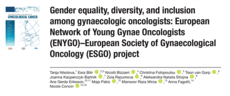 Equality, Diversity, and Inclusion in IJGC - European Society of Gynaecological Oncology