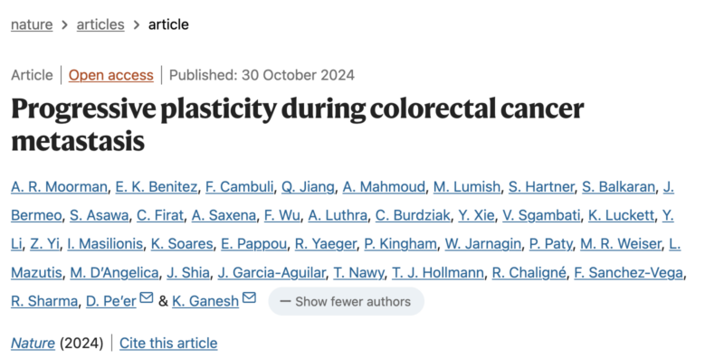 Differences between primary and metastatic colorectal cancer - Memorial Sloan Kettering Cancer Center