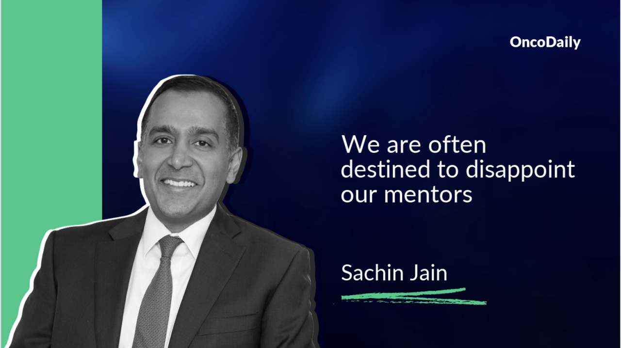 Sachin Jain: We are often destined to disappoint our mentors