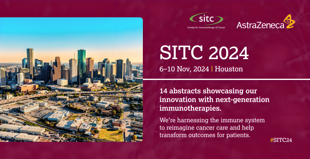 Emily E. Bosco: AstraZeneca will be presenting 14 abstracts in cancer immunotherapy at SITC 2024