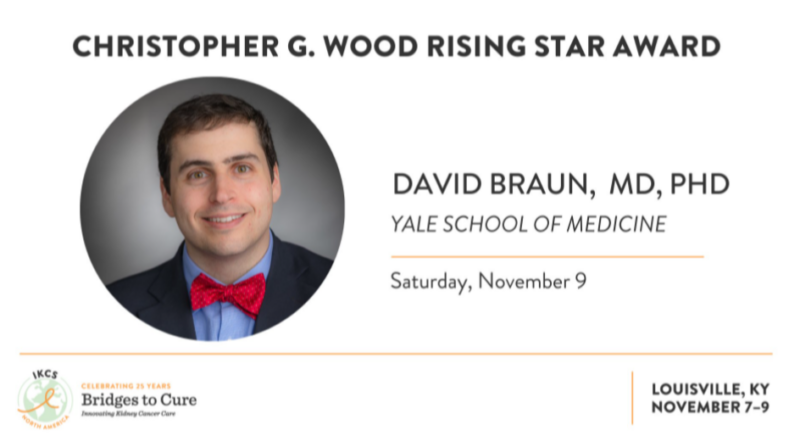 David Braun Receives the Dr. Christopher G. Wood Rising Star Award