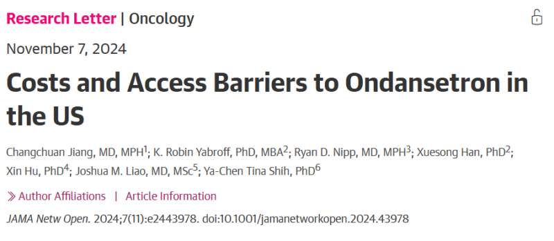 Charles Jiang: Medicare Part D requires prior authorization for Ondansetron in 80% of plans