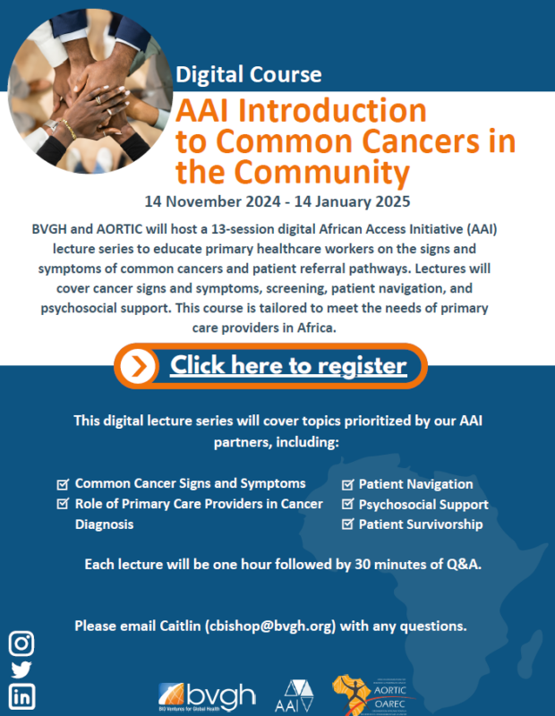 AAI Introduction to common cancers in the community