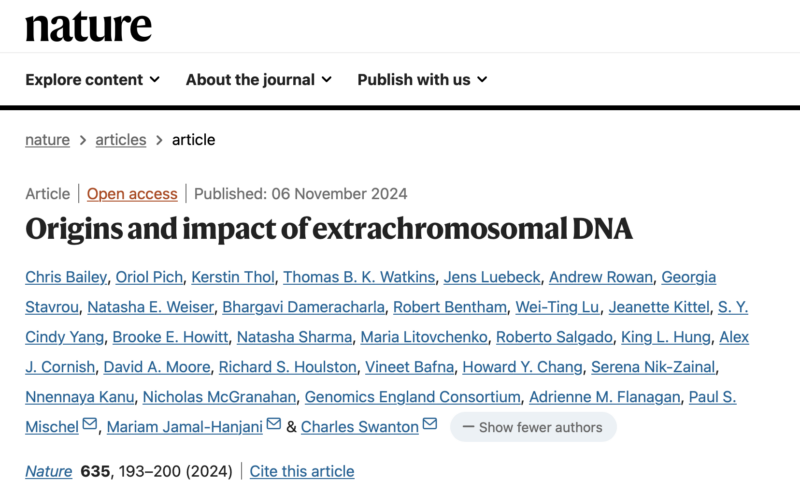 Jean-Charles Soria: Limiting ecDNA evolution could open impactful new therapeutic horizons