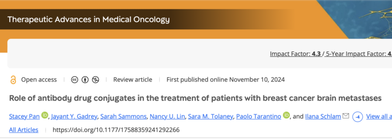 Jayant Gadrey: Analysis of ongoing clinical trials of ADCs for patients with breast cancer brain metastases