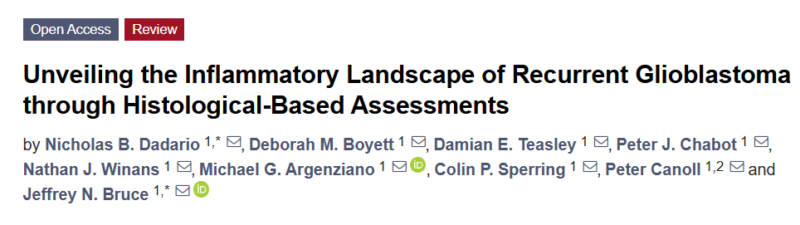 Nicholas Dadarino: The immune landscape of recurrent GBM