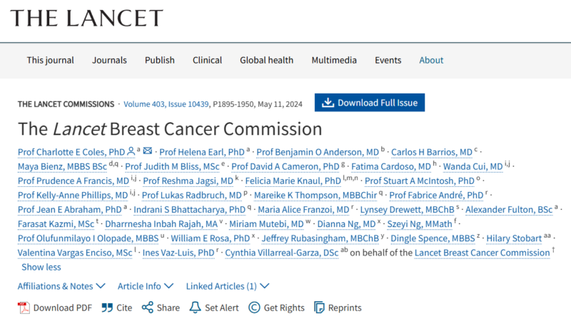 Breast Cancer - Exposing hidden costs, addressing inequities