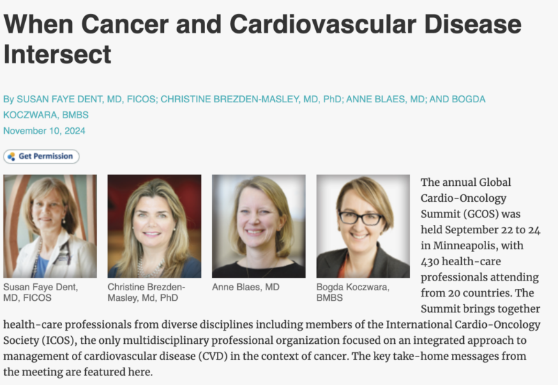 When Cancer and Cardiovascular Disease Intersect