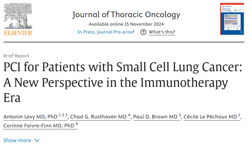 Jarushka Naidoo: Do we need PCI in SCLC in the IO era?