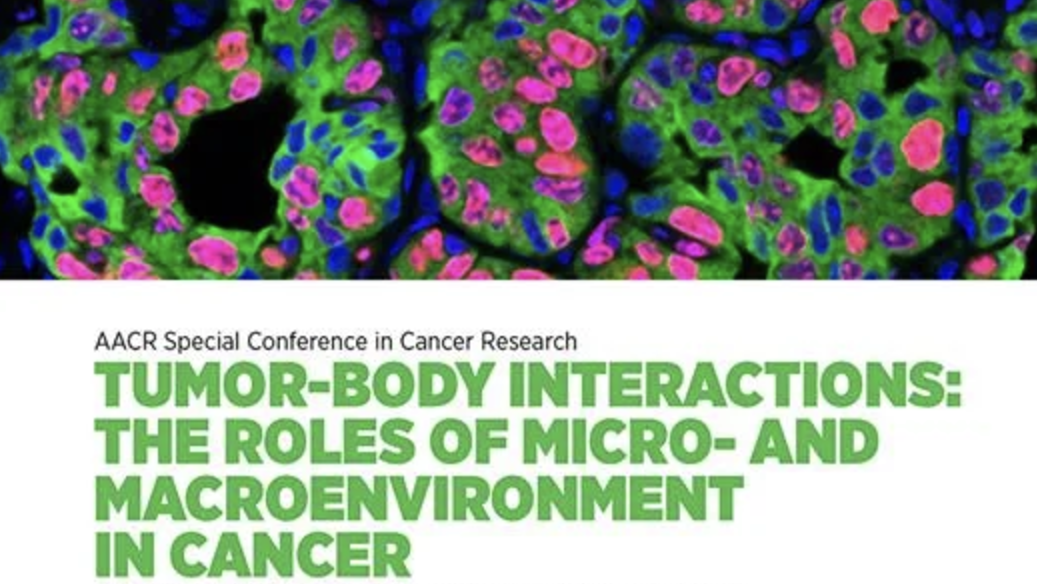 The proceedings of AACR special conference on Tumor-body Interactions