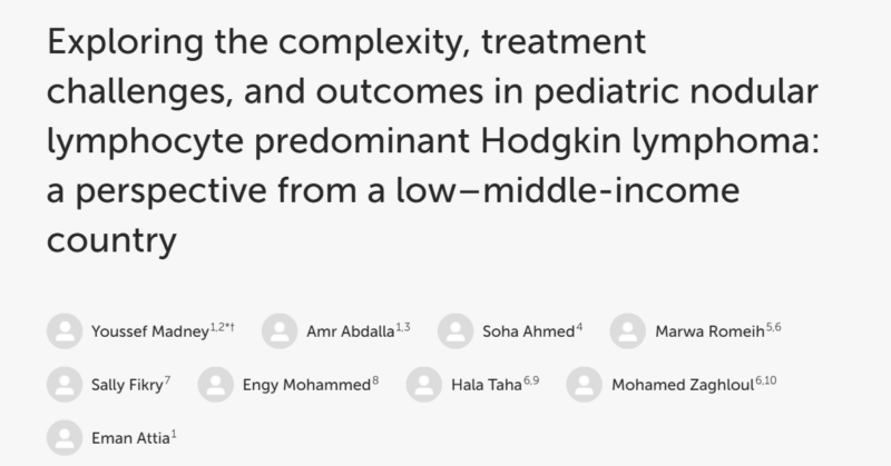 Exploring Pediatric NLPHL: Insights from a Low-Middle-Income Country