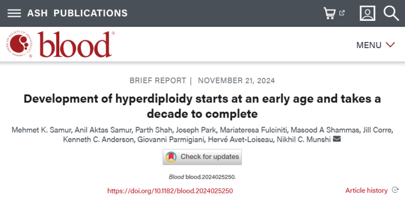 Myeloma Paper of the Day, November 22nd, suggested by Robert Orlowski