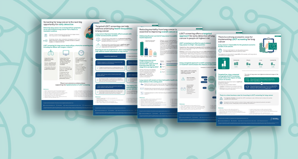 Lung Cancer Policy Network publishes factsheets on the value of LDCT screening for Lung Cancer