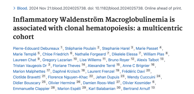 Myeloma Paper of the Day, November 25th, suggested by Robert Orlowski