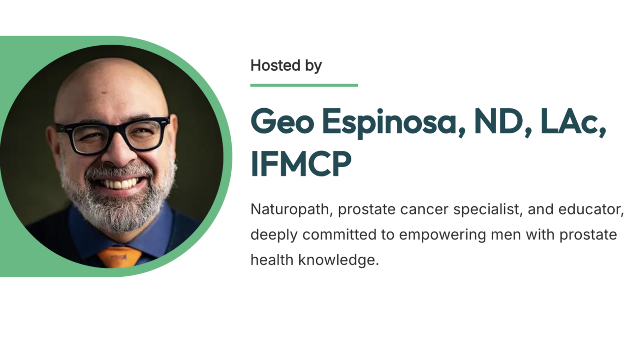 Stacy Loeb: Join the Prostate Cancer Summit led by Geo Espinosa