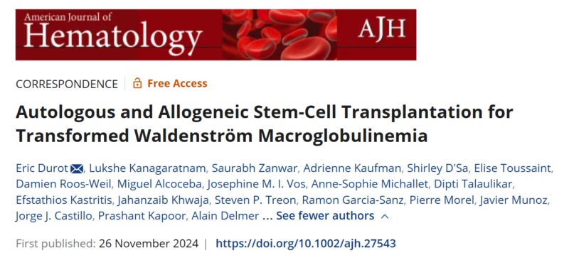 Myeloma Paper of the Day, November 27th, suggested by Robert Orlowski