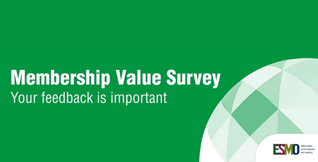 Evandro de Azambuja: Membership Value Survey from ESMO Membership Committee