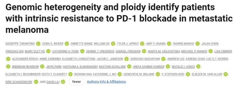 Genomic Heterogeneity