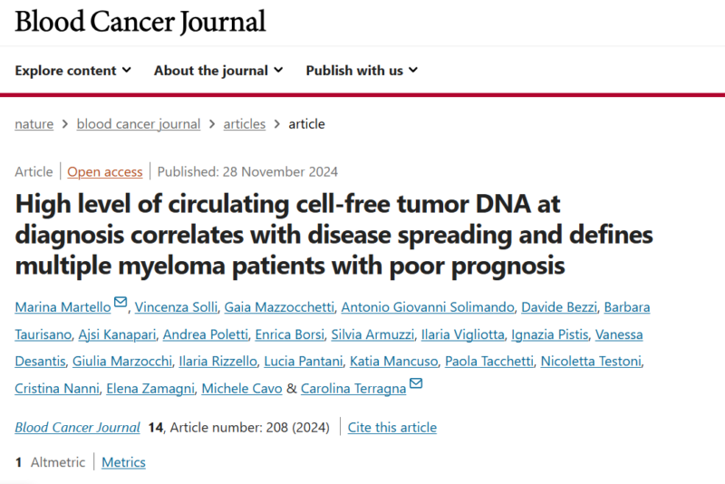 Myeloma Paper of the Day, November 30th, suggested by Robert Orlowski