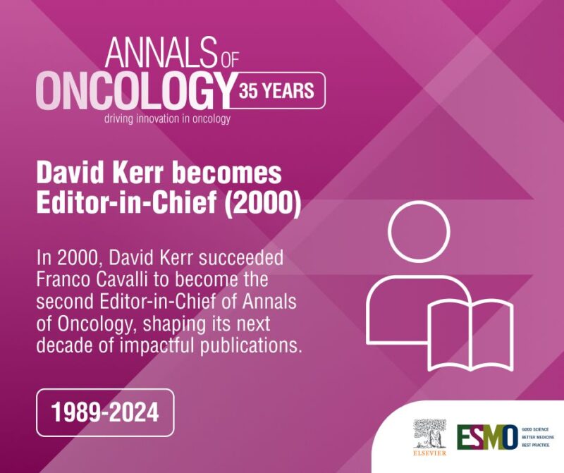 ESMO - David Kerr's Leadership to Transform Annals of Oncology