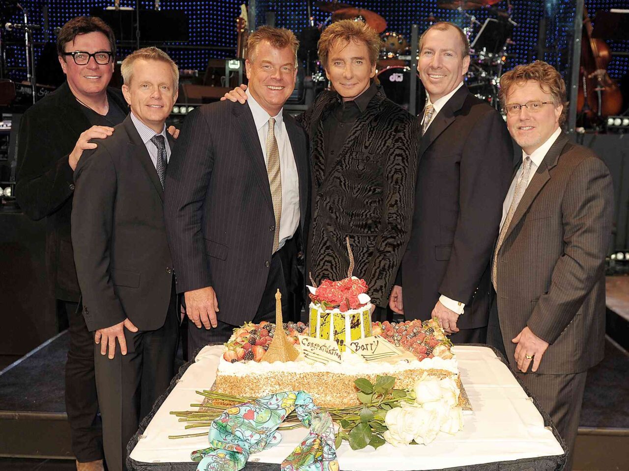 barry manilow family support