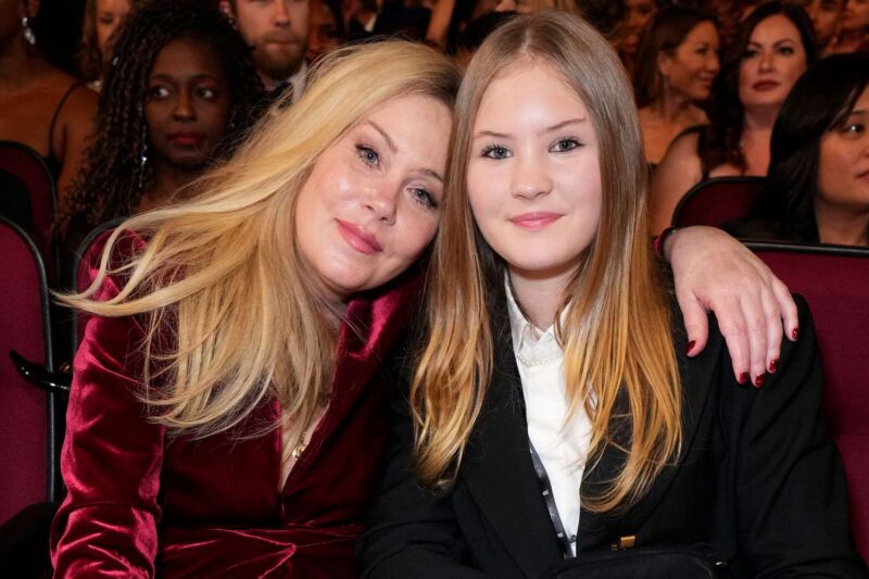 Christina Applegate with her daughterat at EMMYs