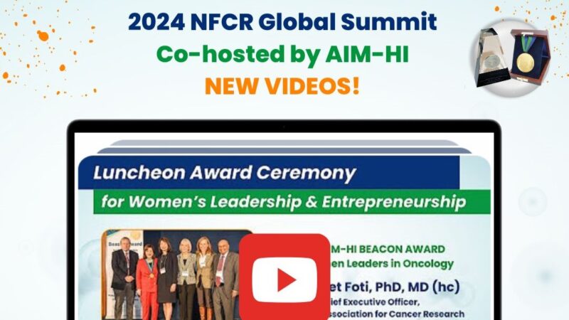 The 2024 NFCR Global Summit co-hosted by AIM-HI is available online