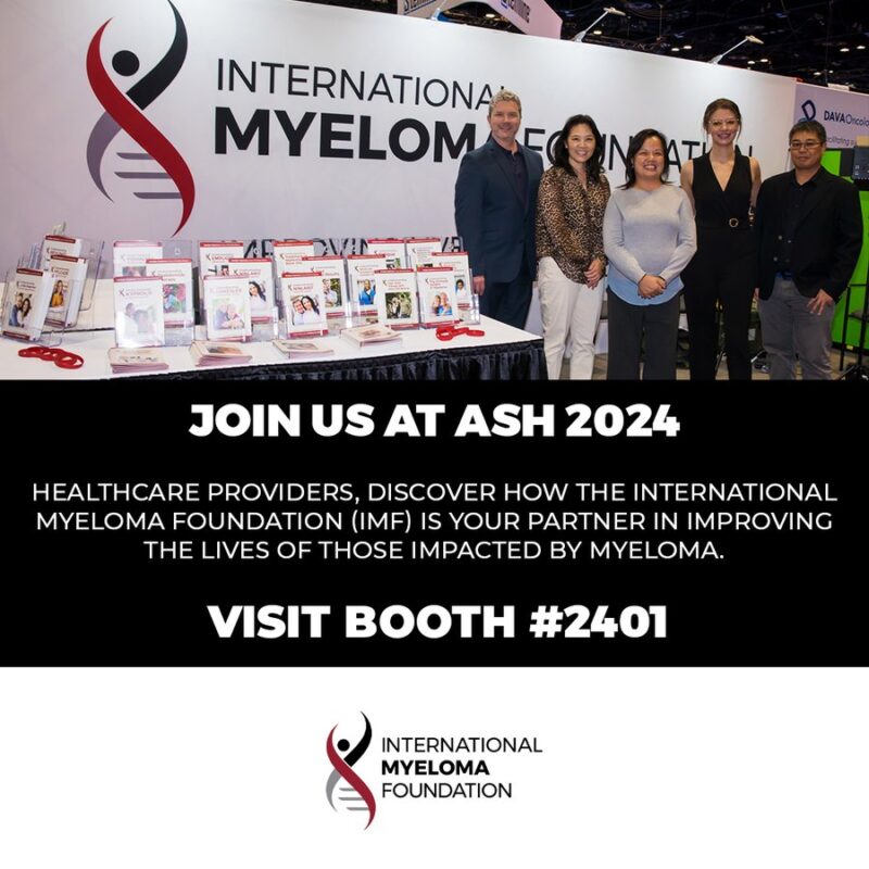 International Myeloma Foundation is at the 2024 American Society of Hematology annual meeting!