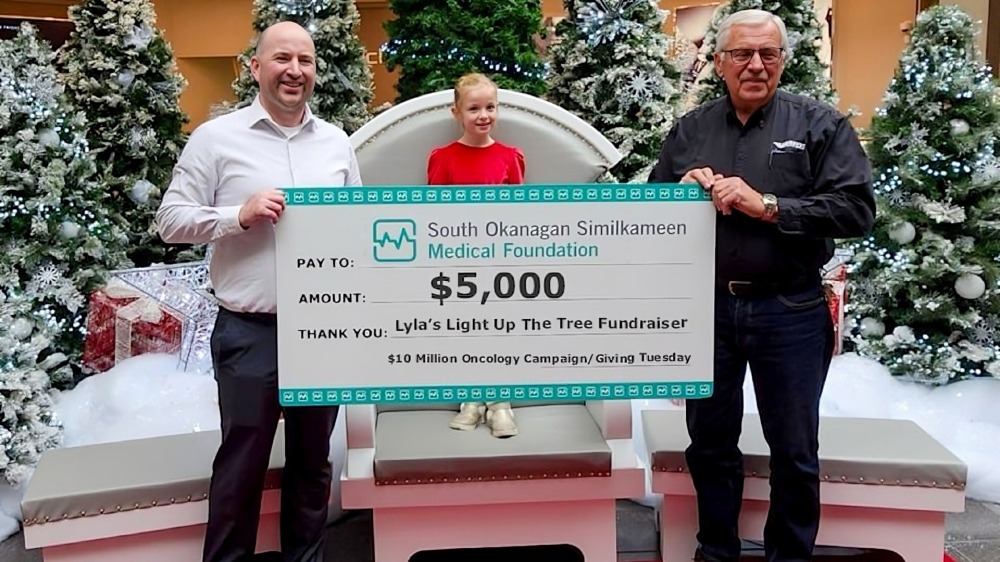 6-year-old Penticton girl Raises $8K for SOS Medical Foundation’s $10 Million Oncology Clinic Campaign