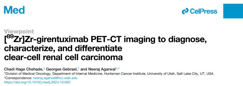 Neeraj Agarwal: Changing the diagnostic paradigm of ccRCC