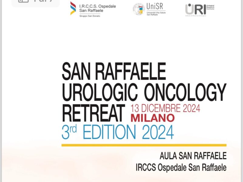 Andrea Necchi: We have come to the third edition of the 2024 Ospedale San Raffaele GU Oncology Retreat