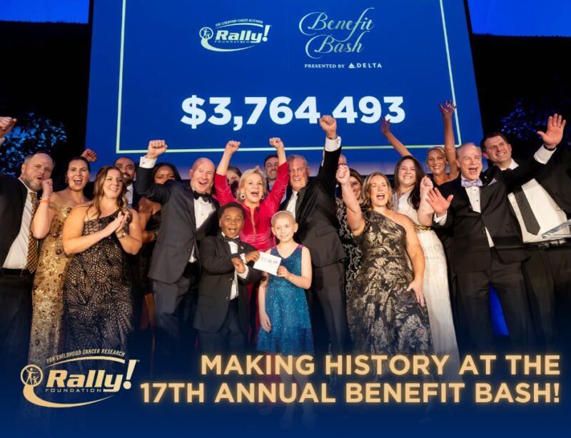The 17th Annual Benefit Bash raised a record-breaking $3.7 million for pediatric cancer research