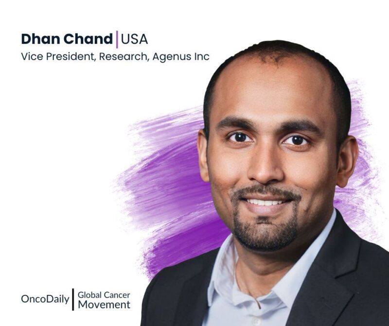 Dhan Chand: Excited to be presenting at the Global Cancer Movement conference today