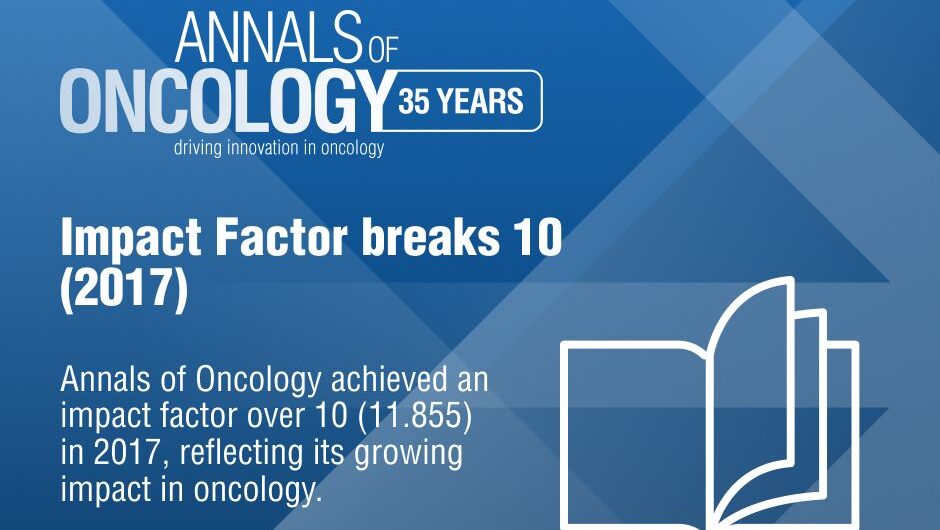 Annals of Oncology Impact factor surpassed 10 in 2017 – ESMO