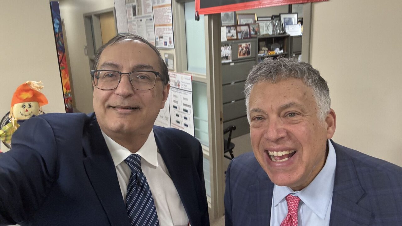 Wafik S. El-Deiry: Thrilled to have Dr. Roy Herbst at Brown University for Grand Rounds