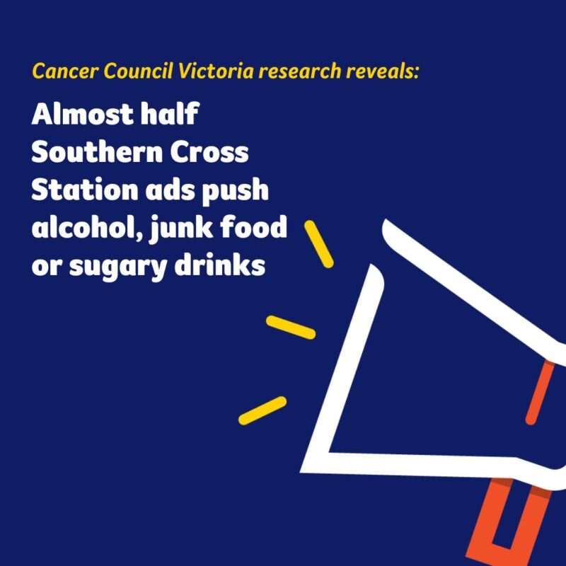 Todd Harper: Calling for healthier advertising at Southern Cross Station