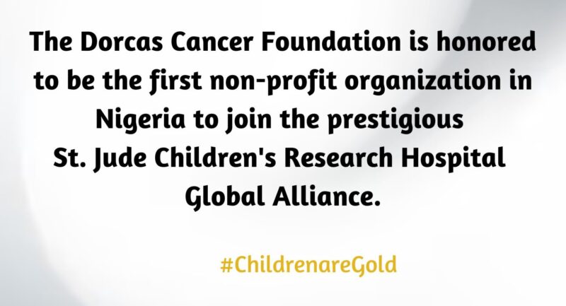 The Dorcas Cancer Foundation joins the St. Jude Children's Research Hospital Global Alliance